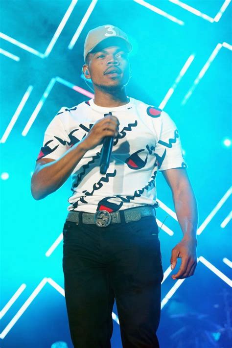 chance the rapper salmon gucci slides|Chance the Rapper .